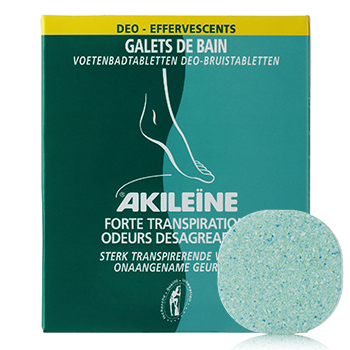 Akileine ciottoli bagno effervescenti sudorazione x 7