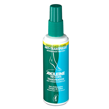 Akileine spray-antitraspirante deodorante flacone spray da 100 ml