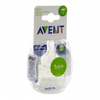 Avent tettarella in silicone serie lento flusso di 2