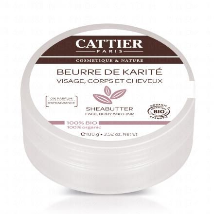 Cattier Burro di Karitè 100% organico pot 100g