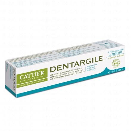 CATTIER DENTARGILE menta rinfrescante dentifricio bio tubo 75g