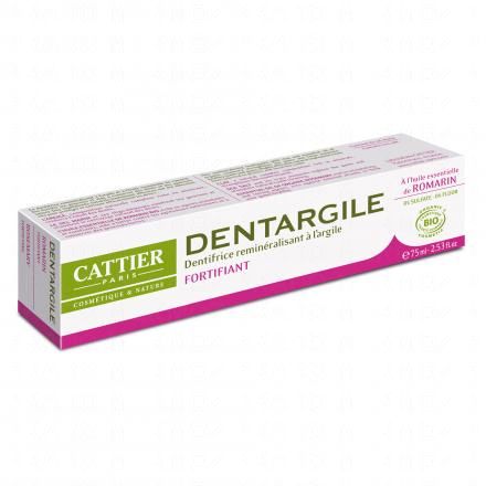 CATTIER DENTARGILE rosmarino tonico bio dentifricio tubo 75g