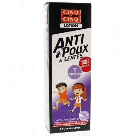 Cinque cinque anti-pidocchi lozione e lento 100ml tubo