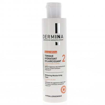 Dermina Sensi-White Brightening Idratante Toner bottiglia da 200 ml 2