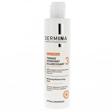 Dermina Sensi-White Brightening Idratante Toner bottiglia 200ml 3