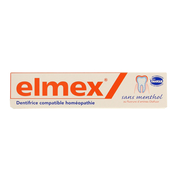 Dentifricio Elmex supporta l'omeopatia senza tubo 75ml mentolo