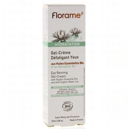 Florame idratante crema-gel rinfresca tubo occhi 15ml