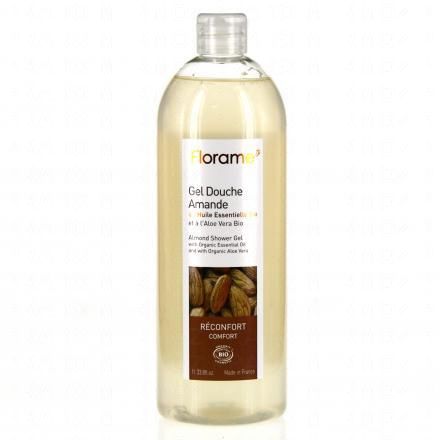 Florame Provence gel doccia 1L bottiglia di mandorle essenza