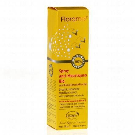 Florame spray antizanzare flacone spray 90ml abbigliamento biologico