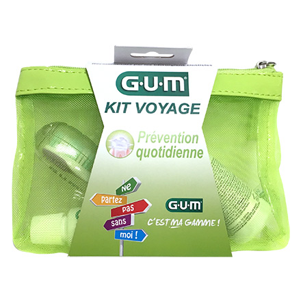 GUM Travel Kit kit di prevenzione di tutti i giorni 4 prodotti