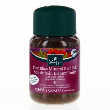 KNEIPP Bath Salts Poppy canapa bottiglia 500g