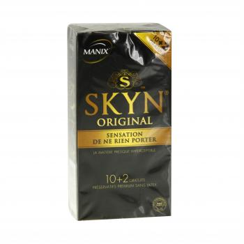 Originale MANIX Skyn ​​preservativo in lattice 10 + 2 gratis