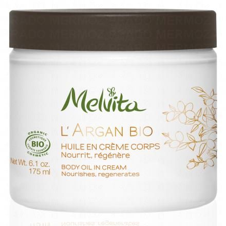 Melvita Olio di Argan Bio-by-crema corpo 175ml pentola