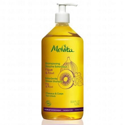 Melvita doccia shampoo extra-morbide 1l bottiglia pompa