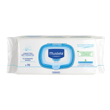 Mustela salviette per neonati profumata pelle-lenitivo x 70