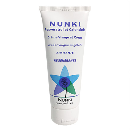 Nunki crema corpo resveratrolo e tubo 75ml calendula