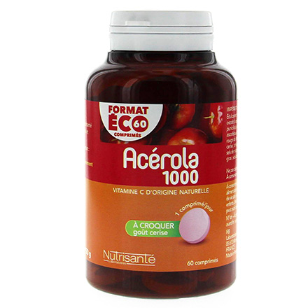 Nutrisante 1000 Acerola masticabili ciliegia gusto x 60