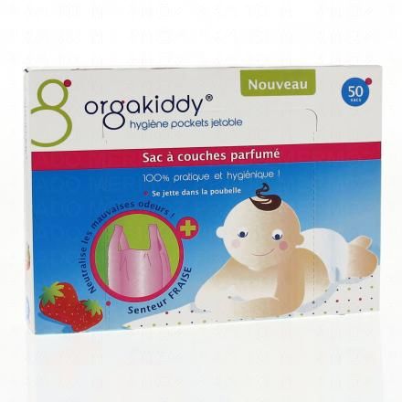 ORGAKIDDY Diaper Bag profumo profumato fragola sacchetti del pacchetto 50