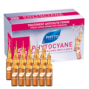 PHYTO Phytocyane trattamento caduta donna scatola di 12 lampadine