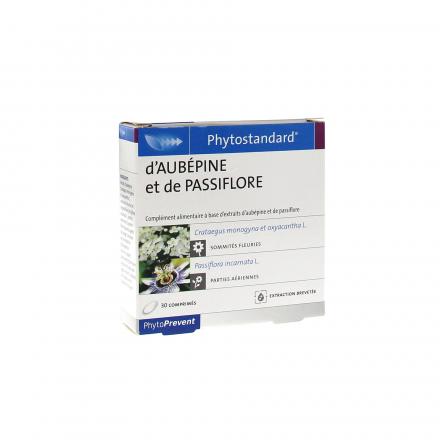 PHYTOPREVENT Phytostandard passiflora aubepine scatola 30 compresse