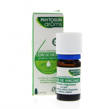 Phytosun Aroms cedro olio essenziale 5ml bottiglia Virginia