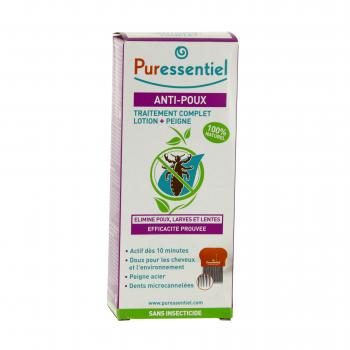 PURESSENTIEL Anti flacone spray da 100 ml + pidocchi pettine