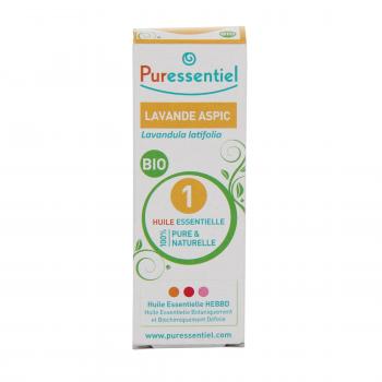 PURESSENTIEL olio essenziale di lavanda picco bottiglia 10ml