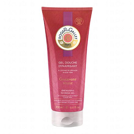 Roger & Gallet gel bagno doccia rivitalizzante freschezza zenzero rosso tubo 200ml