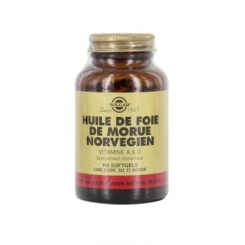 SOLGAR norvegese merluzzo olio di fegato di 100 capsule