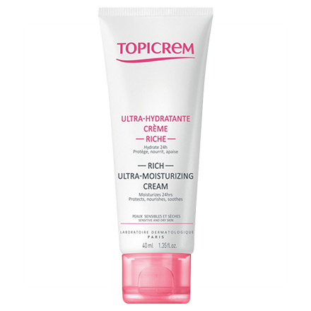 Topicrem L'ultra-idratante crema per il viso ricca essenziali tubo 40ml