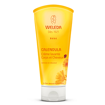 WELEDA Calendula crema detergente Hair & Body bambino organico tubo 200ml