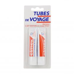 Dentifricio Elmex carie tubi di viaggio protezione Lotto 2 tubi 12ml