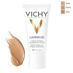 Vichy rivelatrice luminoso crema colorata lucentezza No. 03 oro tubo 30ml