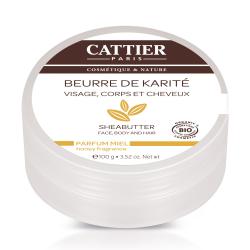 Cattier Burro di Karité profumo miele biologico pentola 100g