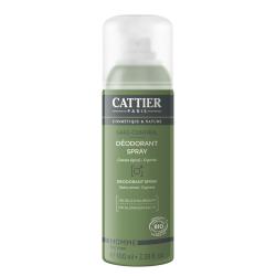 CATTIER Man Safe-controllo deodorante spray organico aerosol 100ml