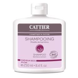 Cattier shampoo organico per capelli secchi Bamboo midollo bottiglia da 250 ml