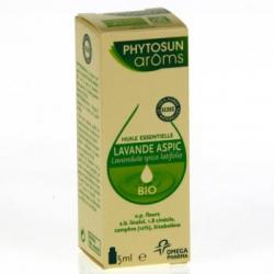 Phytosun Aroms Huille organico essenziale di lavanda bottiglia di aspic 5ml