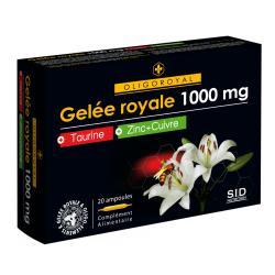 SID ALIMENTAZIONE Oligoroyal pappa reale 1000mg - taurina e zinco rame scatola di 20 fiale di 10ml