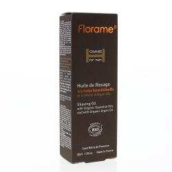 Florame Uomo che rade olio bottiglia della pompa 30ml