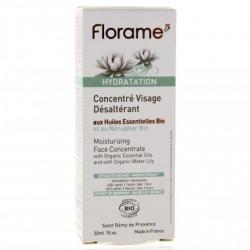 Florame idratazione concentrato viso rinfrescante pompa 30ml bottiglia