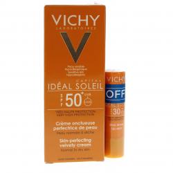 Ideale Vichy solare SPF 50 + tubo da 50 ml bastone per perfezionare le labbra SPF30 sole OFFERTO
