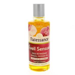 NATESSANCE Risveglio olio da massaggio sensuale bottiglia da 100 ml