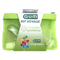 GUM Travel Kit kit di prevenzione di tutti i giorni 4 prodotti