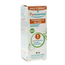 Citronella PURESSENTIEL Java MaxiFormat BIO 30ml bottiglia