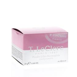 T.LECLERC Loose Powder N ° 01 di albicocche 25 g compatto